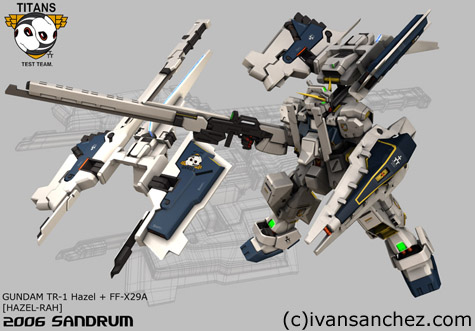 hazel rah hrududu gundam 3d mesh sandrum
