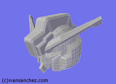 hazel gundam hrududu 3d mesh sandrum