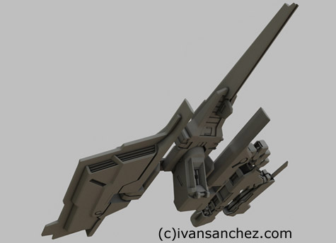 hazel gundam hrududu 3d mesh sandrum