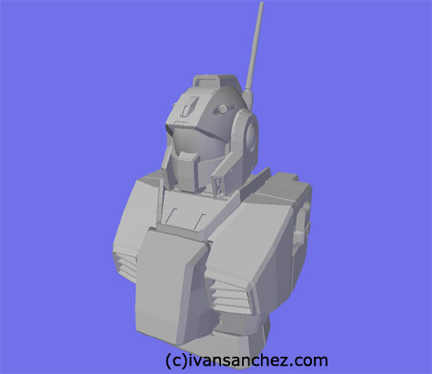 mobile suit gundam Unicorn Destroy mode 3d mesh cg sandrum