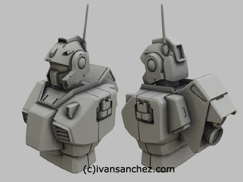 mobile suit advance of zega gundam nemo  3d mesh cg sandrum