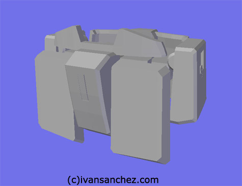 mobile suit advance of zeta gundam nemo  3d mesh cg sandrum