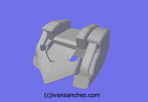 zeta gundam qubeley mkII advance of z 3d mesh cg sandrum