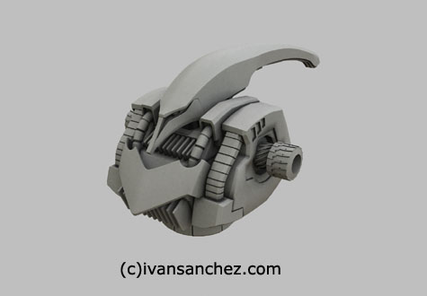zeta gundam qubeley mkII advance of z 3d mesh cg sandrum