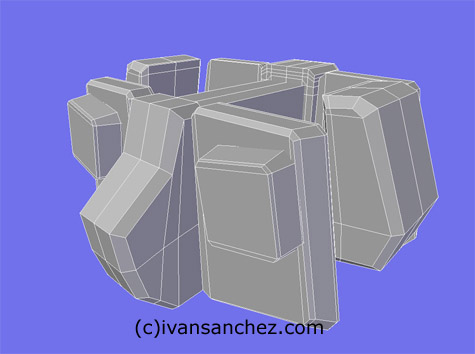 gm quel gundam 3d mesh sandrum