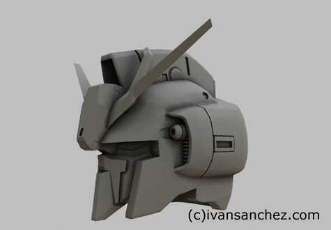 zeta gundam 3d mesh sandrum
