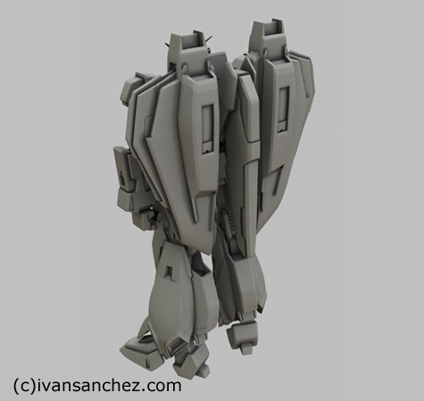 zeta gundam 3d mesh sandrum