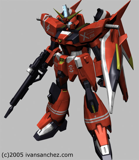 saviour gundam 3d mesh sandrum