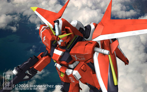 saviour gundam 3d mesh sandrum