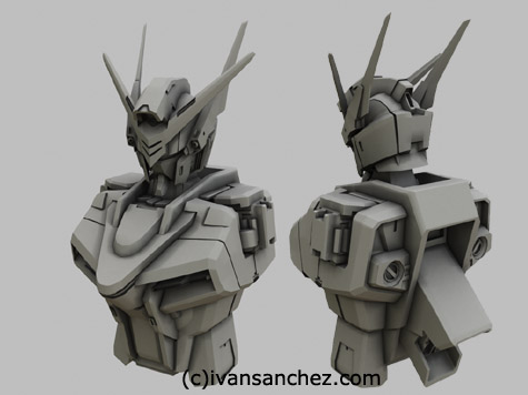 mobile suit gundam seed destiny akatsuki shiranui oowashi owashi mode 3d mesh cg sandrum