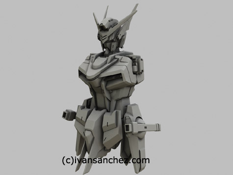 mobile suit gundam akatsuki shiranui oowashi owashi destiny seed mode 3d mesh cg sandrum