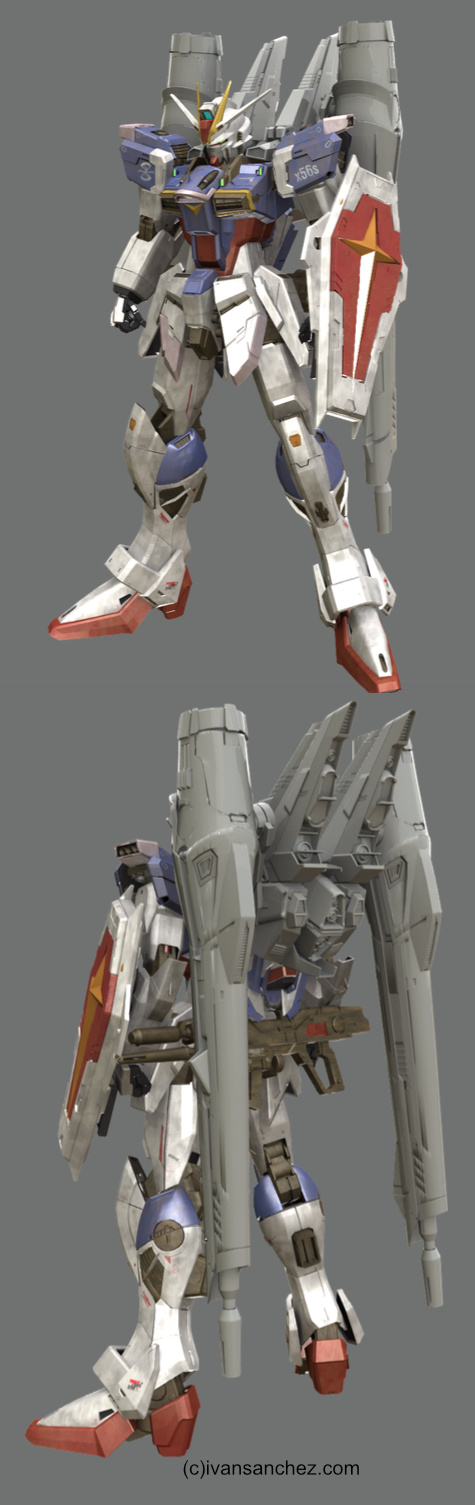 mobile suitgundam seed Impulse zgmf x56s 3d mesh cg sandrum 