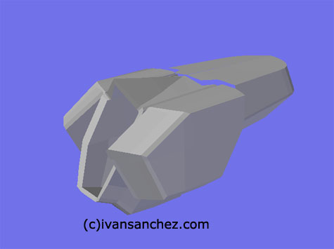 mobile suit bucue gundam 3d mesh cg sandrum