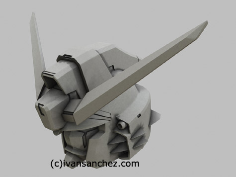 destiny seed gundam 3d mesh cg sandrum