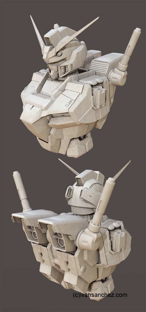 mobile suit gundam seed destiny stargazer 3d mesh cg sandrum duel assault shroud 
