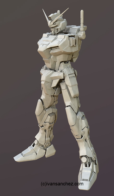 mobile suit gundam seed destiny stargazer 3d mesh cg sandrum duel assault shroud 
