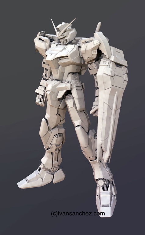 mobile suit gundam seed destiny stargazer 3d mesh cg sandrum duel assault shroud 