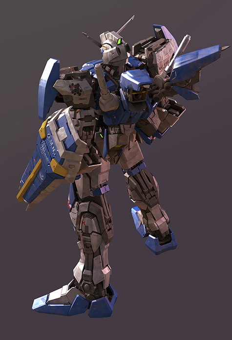 mobile suit gundam seed destiny stargazer 3d mesh cg sandrum duel assault shroud 