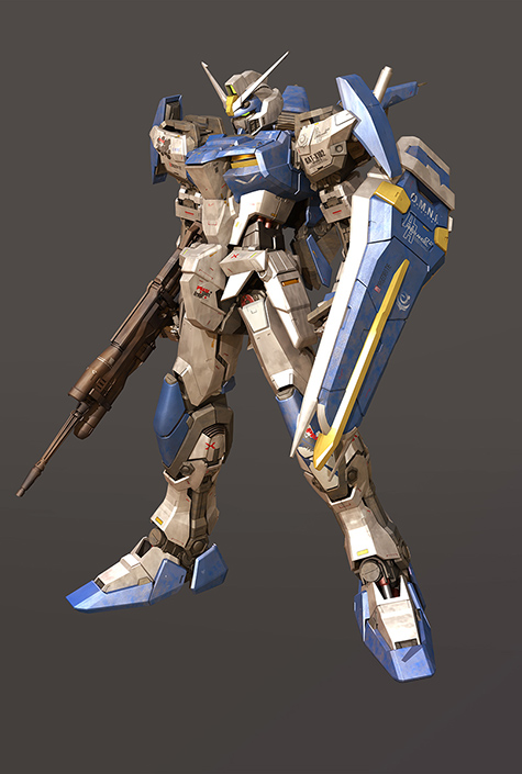 mobile suit gundam seed destiny stargazer 3d mesh cg sandrum duel assault shroud 