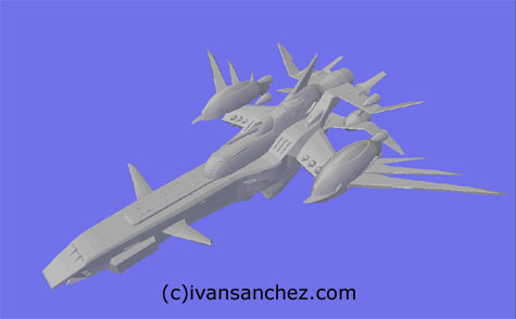 Eternal Ship gundam seed 3d mesh cg sandrum