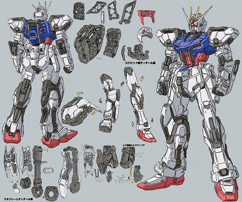 evolve strike PG gundam 1/60 musou 3d gundam mesh cg sandrum 武者ガンダム
