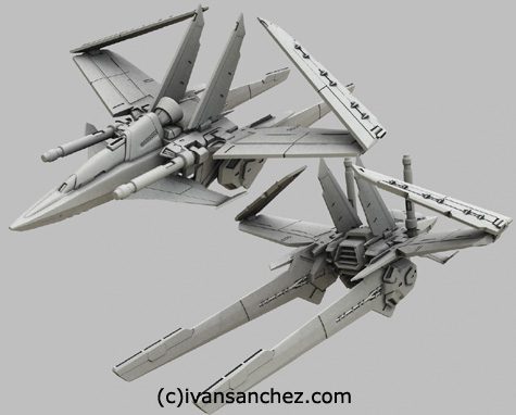 mobile suit gundam seed destiny impulse gundam force sword blast 3d mesh cg sandrum