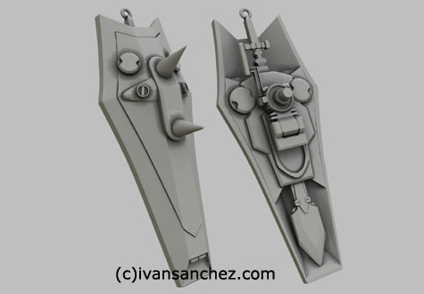 Gouf Ignited gundam seed 3d mesh cg sandrum