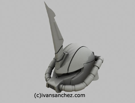 Gouf Ignited gundam seed 3d mesh cg sandrum