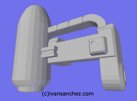 gunner zaku warrior gundam seed 3d mesh cg sandrum