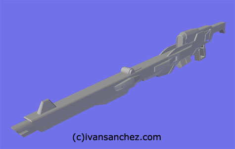gunner zaku warrior gundam seed 3d mesh cg sandrum