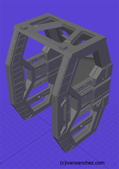 mobile suit gundam seed destiny stargazer 3d mesh cg sandrum holder