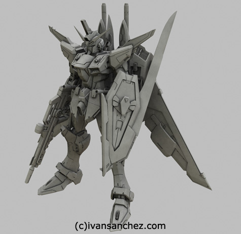 mobile suit gundam seed destiny infinite justice strike freedom MG 3d mesh cg sandrum