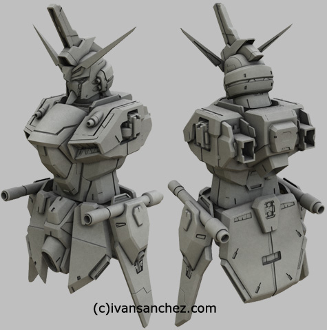 mobile suit gundam seed destiny infinite justice strike freedom MG 3d mesh cg sandrum