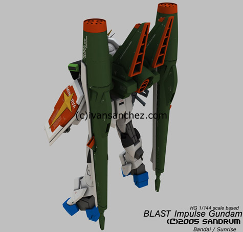 mobile suit gundam seed destiny force sword blast impulse 3d mesh cg sandrum