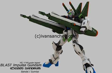 mobile suit gundam seed destiny force sword blast impulse 3d mesh cg sandrum
