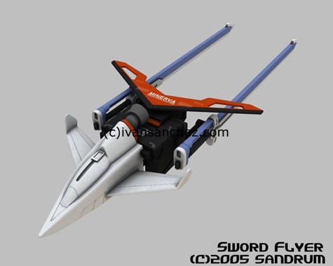 mobile suit gundam seed destiny force sword blast impulse 3d mesh cg sandrum