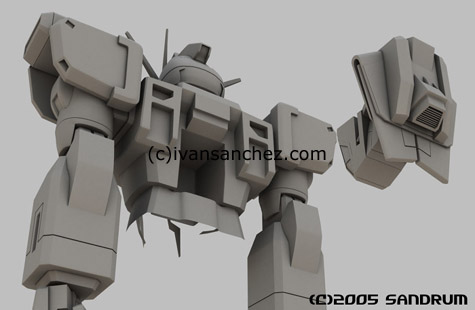 mobile suit gundam seed destiny force sword blast impulse 3d mesh cg sandrum
