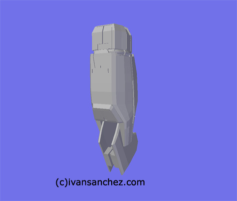 mobile suit gundam seed destiny impulse gundam force sword blast 3d mesh cg sandrum