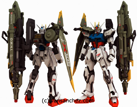 launcher strike gundam seed 3d mesh cg sandrum