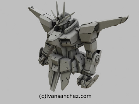 mobile suit legend gundam seed destiny 3d mesh cg sandrum