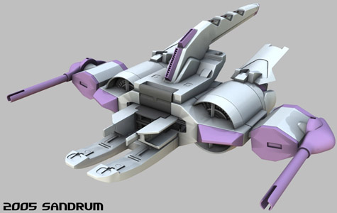 METEOR Gundam seed 3d mesh cg sandrum