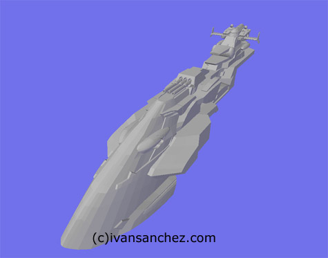 gundam seed destiny minerva 3d mesh cg sandrum