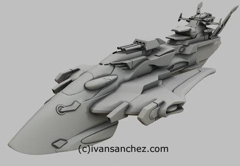 gundam seed destiny minerva 3d mesh cg sandrum