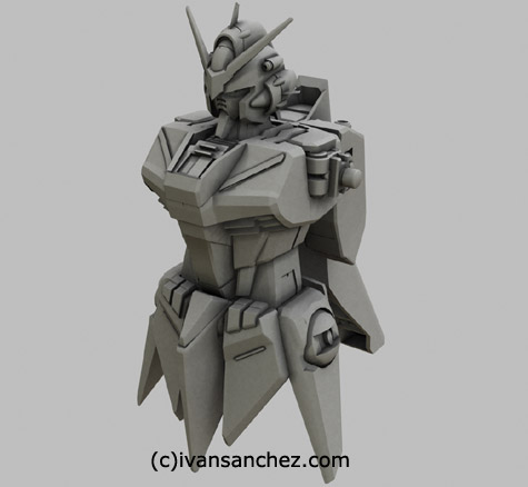 mobile suit gundam seed destiny takemikazuchi murasame 3d mesh cg sandrum