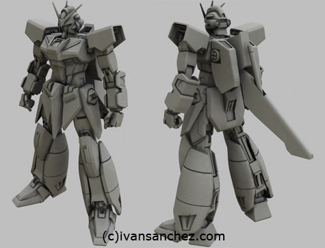 mobile suit gundam seed destiny takemikazuchi murasame 3d mesh cg sandrum