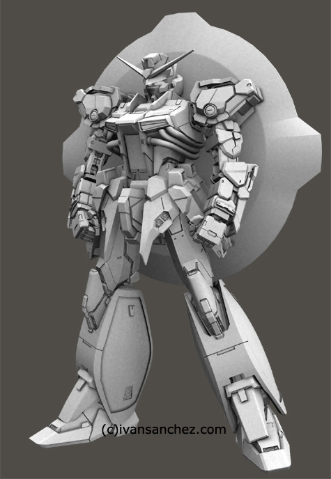 mobile suit gundam zaku II F2 ver 2 gouf custom J 3d mesh cg sandrum bonds of the battlefield senjo no kizuna 
