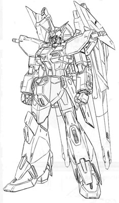 saviour gundam seed 3d mesh cg sandrum
