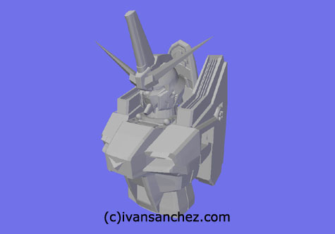 saviour gundam seed 3d mesh cg sandrum
