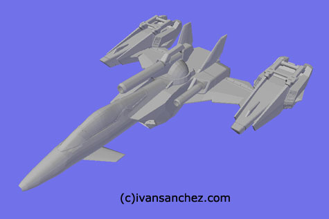 sky grasper gundam seed 3d mesh cg sandrum