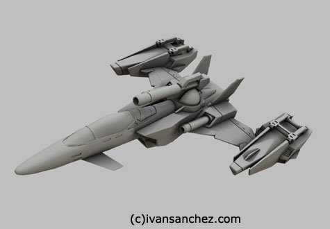 Sky Grsper gundam seed 3d mesh cg sandrum